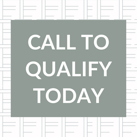 a call to qualify today sign with the text call to quality today